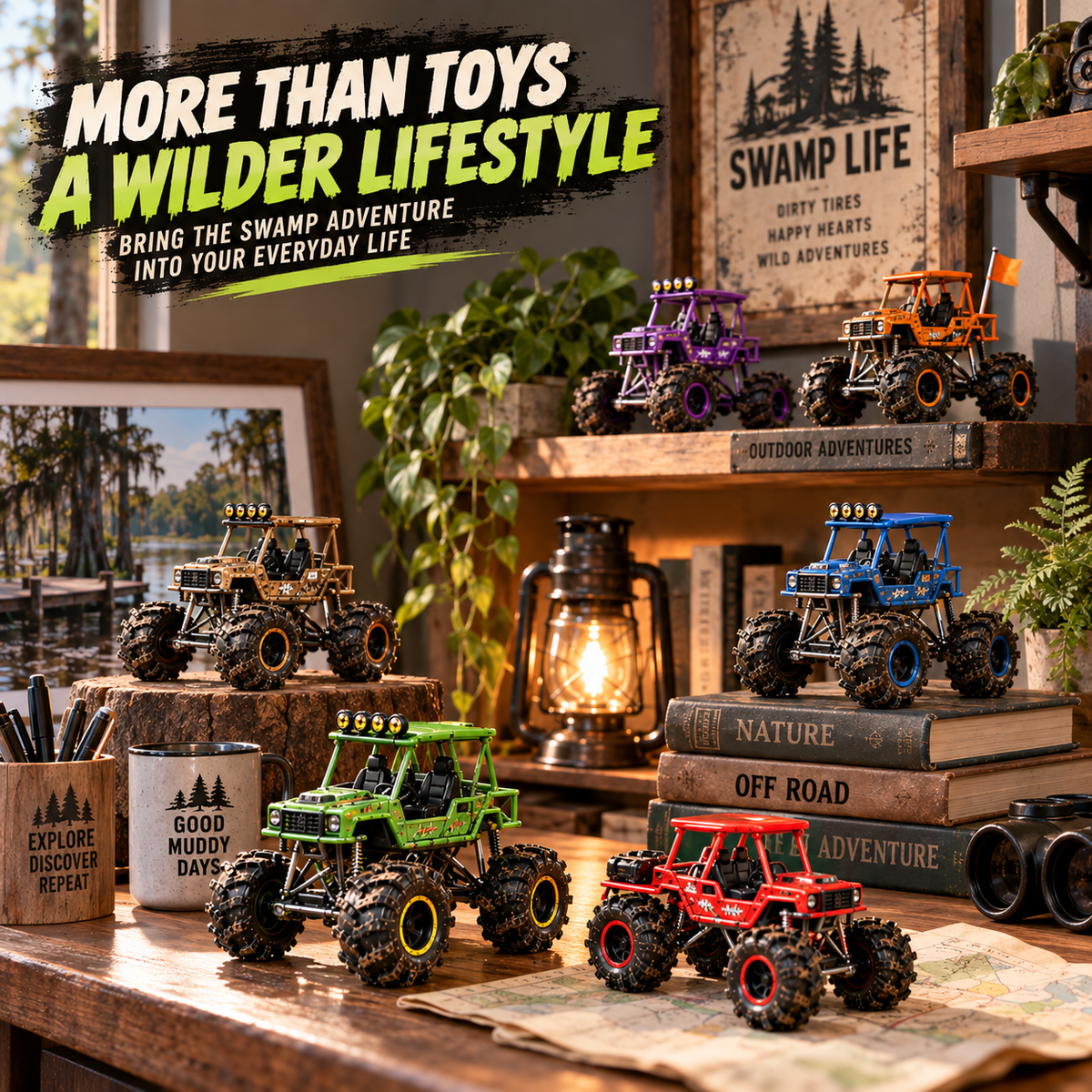 🔥 Born to Get Muddy?! 🏁 2026 Swamp Racers Advent Calendar – 24 Days of Wild Off-Road Adventures!