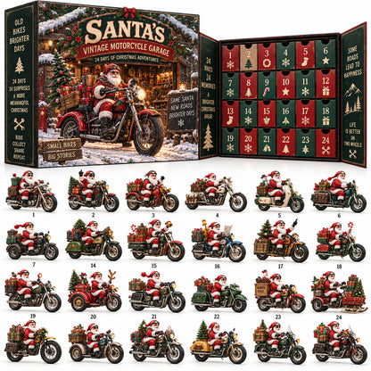 Santa's Trading Reindeer for Motorcycles! 🎅🏍️ – 24 Days of Vintage Motorcycle Christmas Surprises
