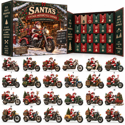 Santa's Trading Reindeer for Motorcycles! 🎅🏍️ – 24 Days of Vintage Motorcycle Christmas Surprises