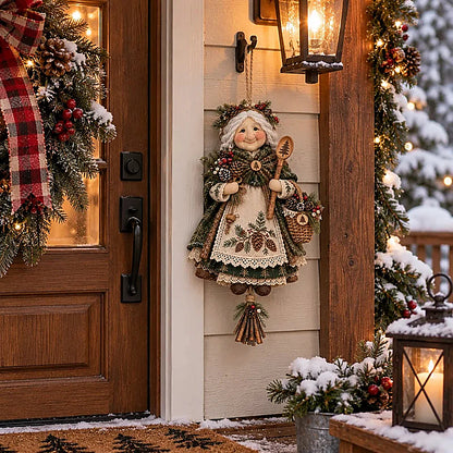 Cozy Forest Grandma Hanging Decor - 4 Rustic Christmas Designs