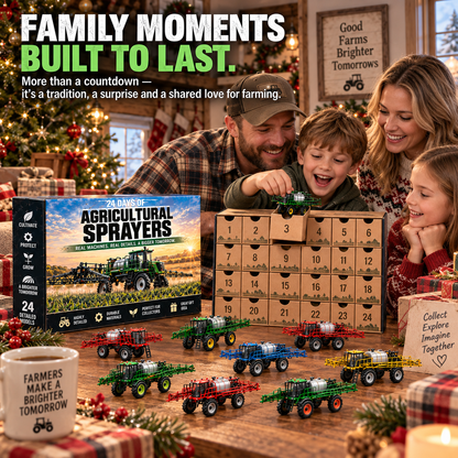 🚜24 Days of Agricultural Sprayers Advent Calendar – 24 Unique Self-Propelled Farm Sprayer Miniatures