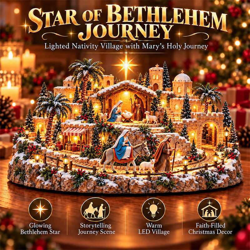 🌟 Follow the Star! 🎄 A Sacred Journey to Bethlehem – Light of Hope & Faith!