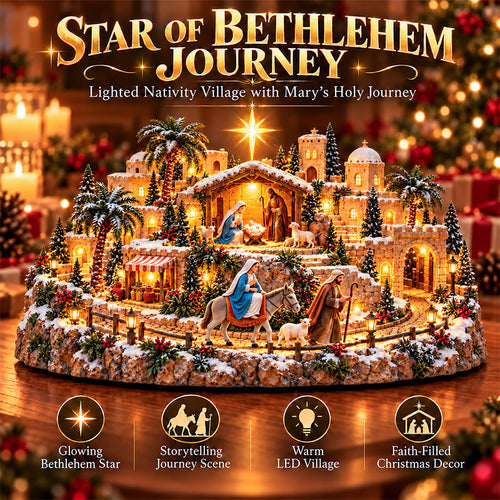 🌟 Follow the Star! 🎄 A Sacred Journey to Bethlehem – Light of Hope & Faith!