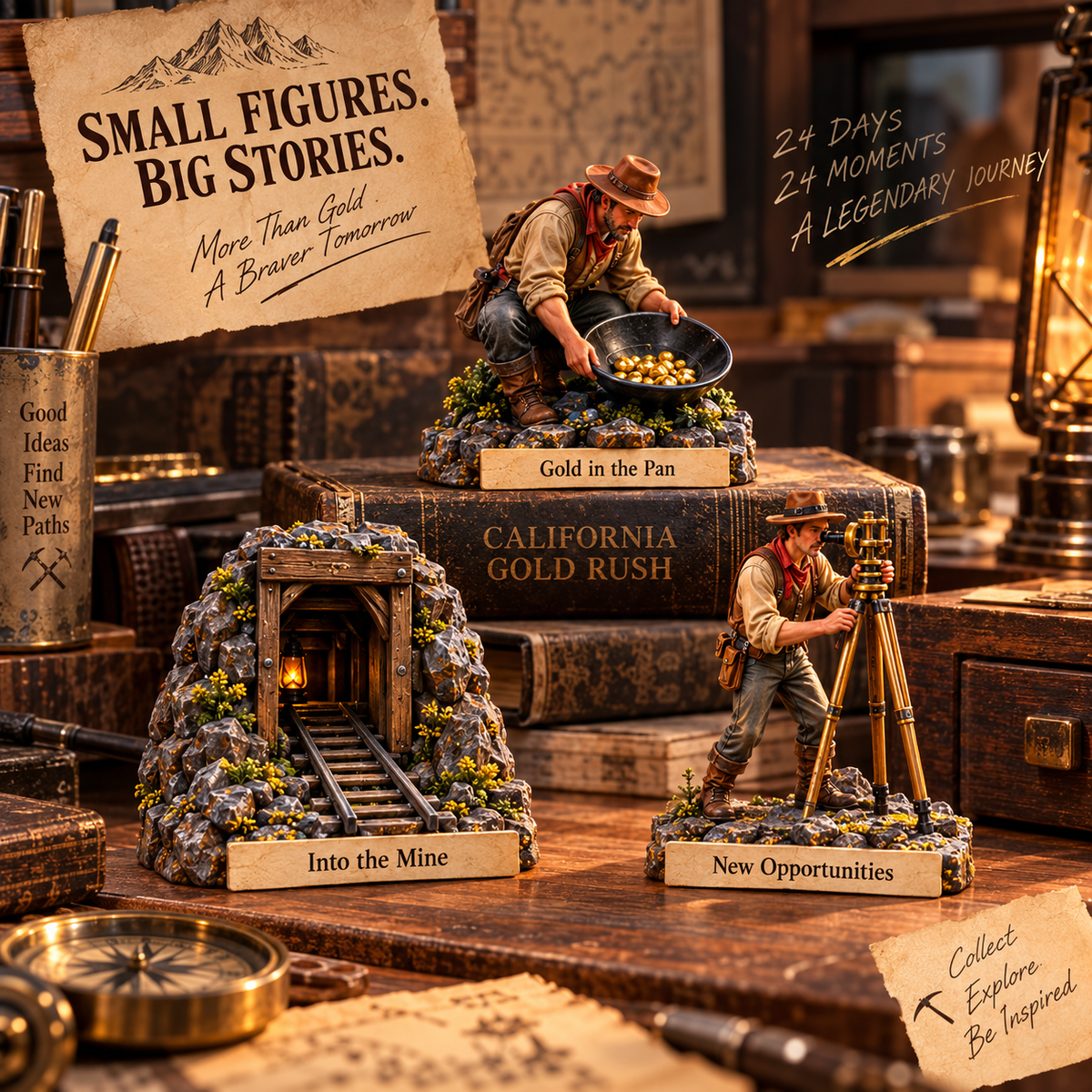 ⛏️ Ready to Strike Gold?! 💰 1849 California Gold Rush – 24 Days of Adventure & Historic Treasures!