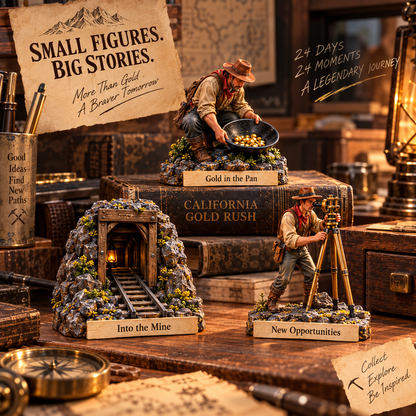 ⛏️ Ready to Strike Gold?! 💰 1849 California Gold Rush – 24 Days of Adventure & Historic Treasures!