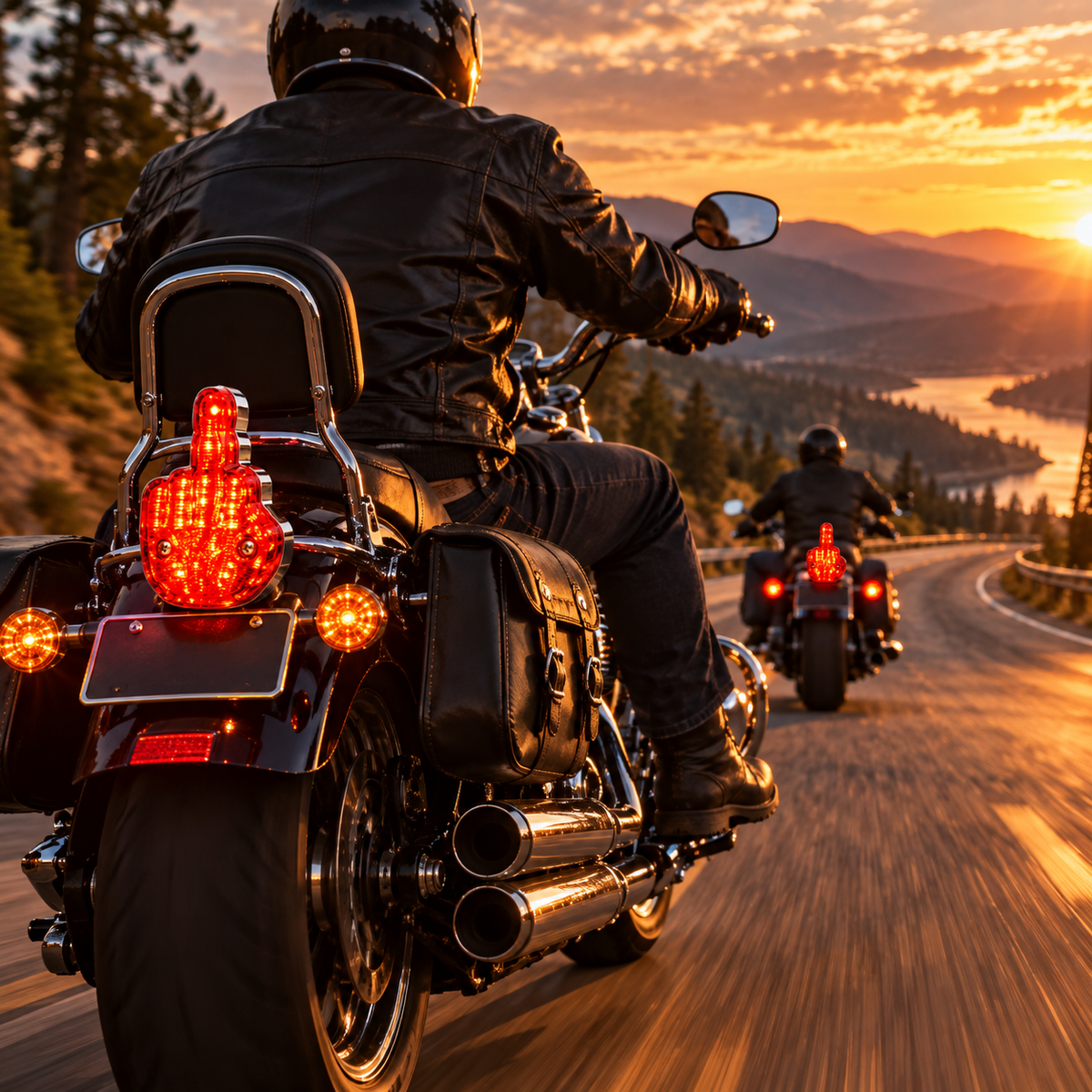 🔥 Got an Attitude?! 🏍️ Give the World the Finger – Bold Red LED, Zero Apologies!