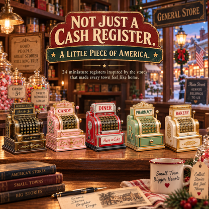 🔥 Ready to Step Back in Time?! 🏪 2026 Vintage Cash Registers – 24 Days of Nostalgia!