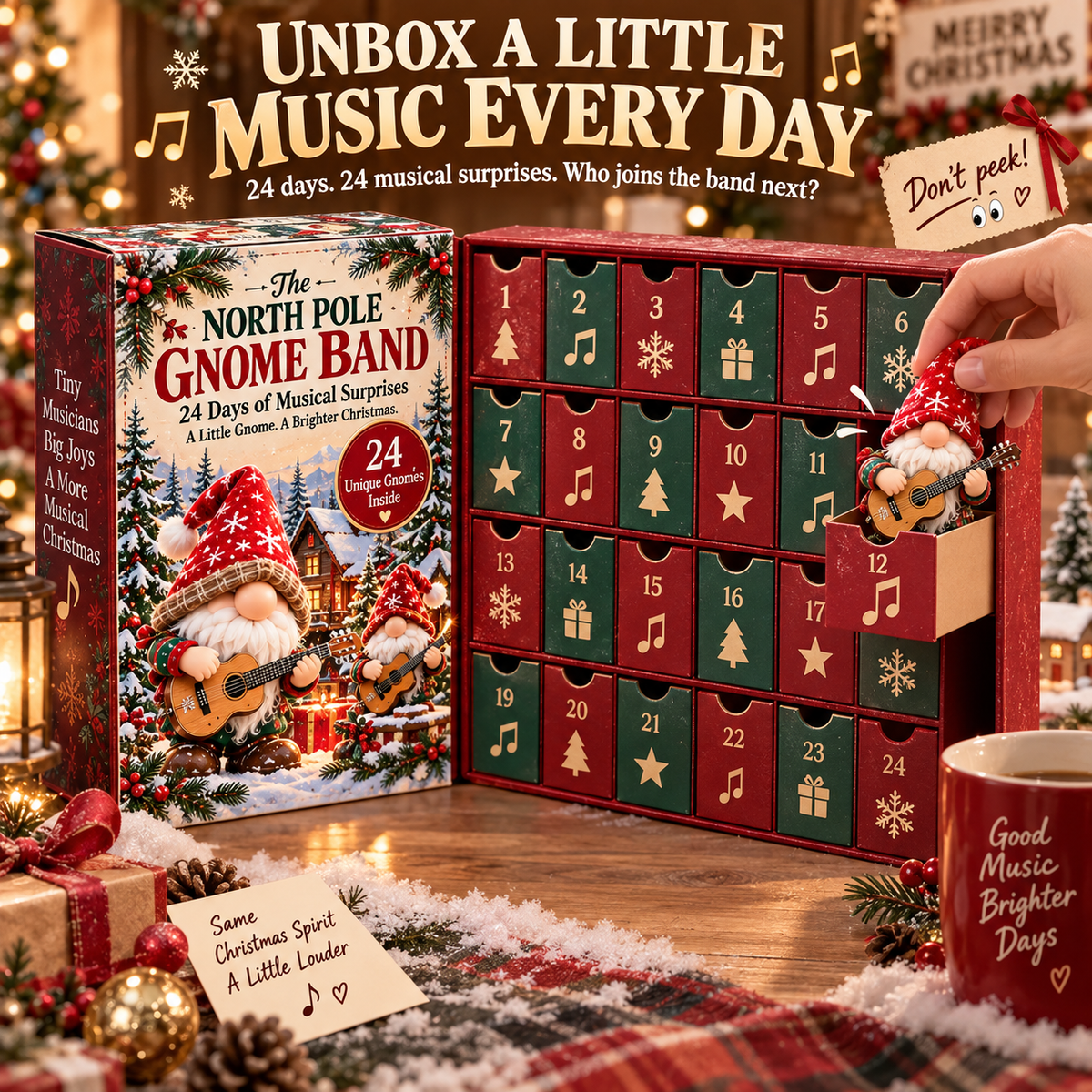 🎄 24 Days of Musical Gnomes — Build Your Own North Pole Band