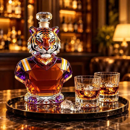 👑 Born to Stand Out?! 🐅 Royal Tiger Crystal Decanter – For Men Who Appreciate the Extraordinary