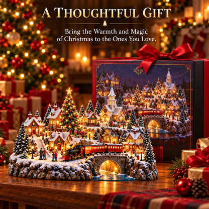 🔥 Ready to Bring Christmas Magic Home? 🚂 2026 Christmas Train Village – A Little World Full of Joy!