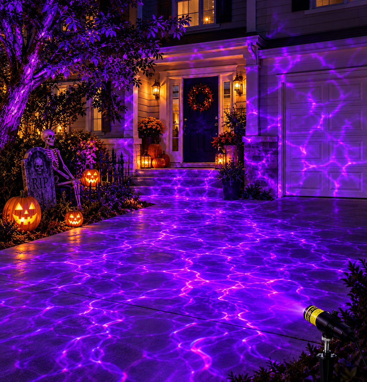 Halloween Projection Light - Spooky Outdoor Atmosphere Decor