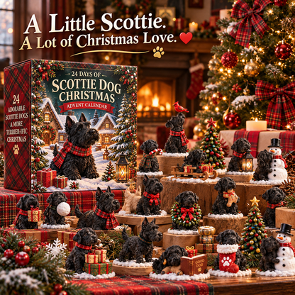 ❤️🐾 24 Little Scotties, A Whole Lot of Christmas Love! 🎄 – Advent Calendar 2026