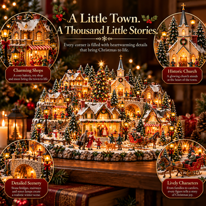 ✨ Christmas Eve Homecoming – A Magical Lighted Christmas Village