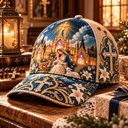 🕊️ Wear Your Faith With Confidence! ✨ 2026 Sacred Story Embroidered Cap – A Beautiful Reminder of God's Love!