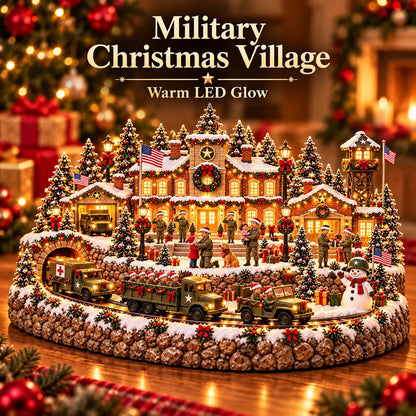 🇺🇸 Home for Christmas! 🎄 A Military Christmas Village – Honoring Heroes & Family