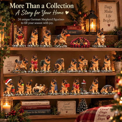 🐺 24 Days of Shepherd Love – Born to Protect, Made to Love! ❤️ 24 German Shepherd Advent Calendar Collectibles 🎄