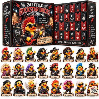 🎸 Ready to Rock & Groove?! 🪩 2026 Music Star Ducks Advent Calendar – 24 Days of Musical Surprises!