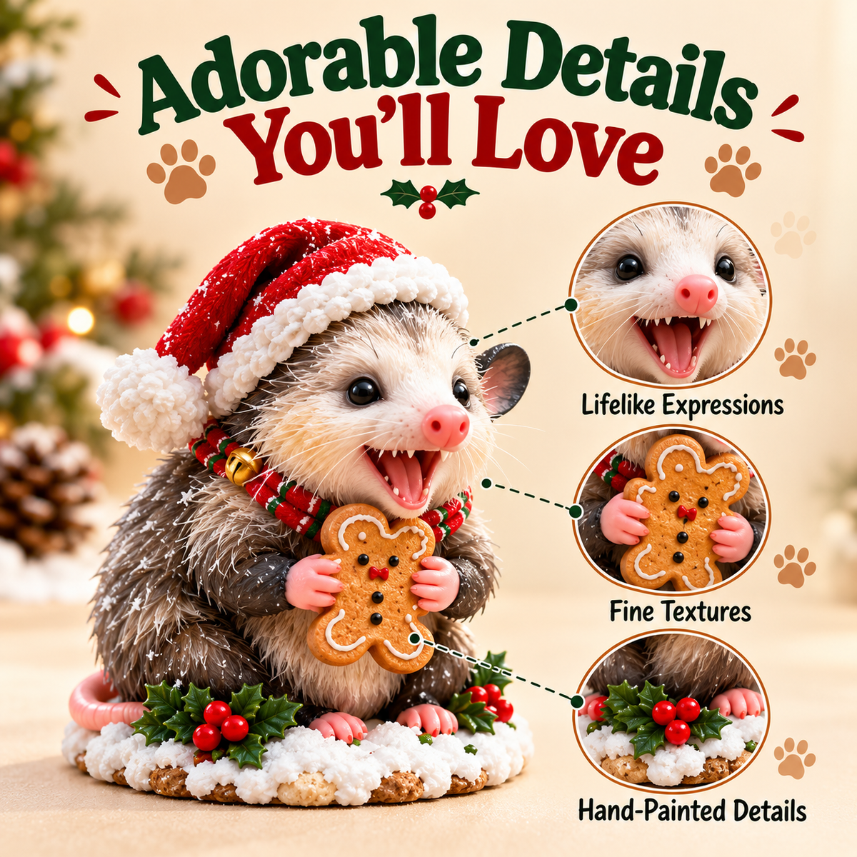 🎄 24 Days of Opossum Chaos – A Very Merry Trashmas! 🐾 | Christmas Advent Calendar for Opossum Lovers