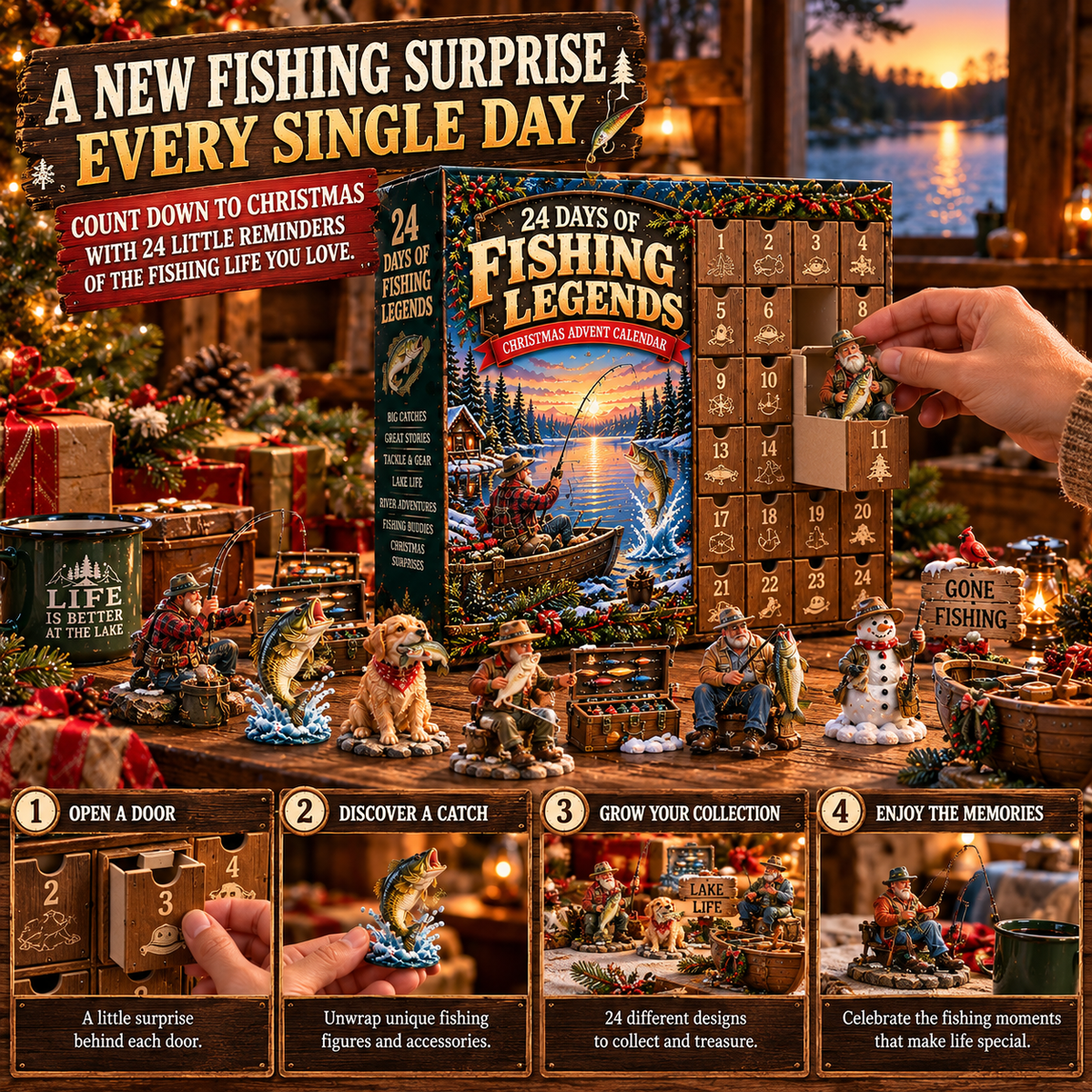 🐟🎁 24 Fishing Surprises, One Unforgettable Christmas – Advent Calendar 2026