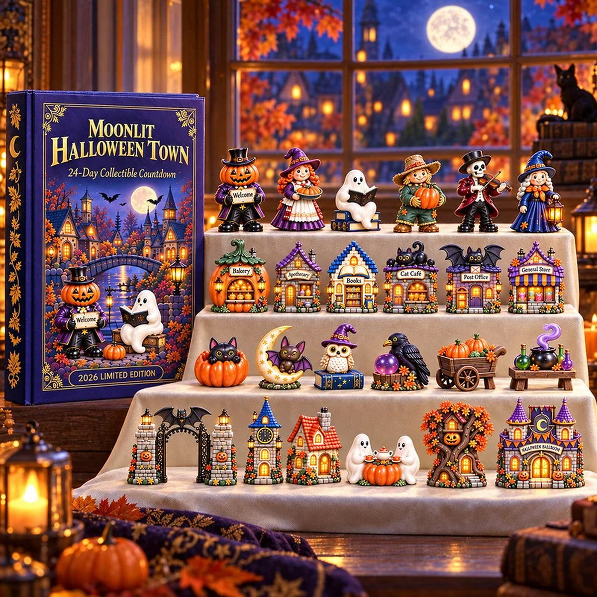 24 Nights of Moonlit Magic — Build Your Own Halloween Town, One Surprise at a Time 🎃🌙