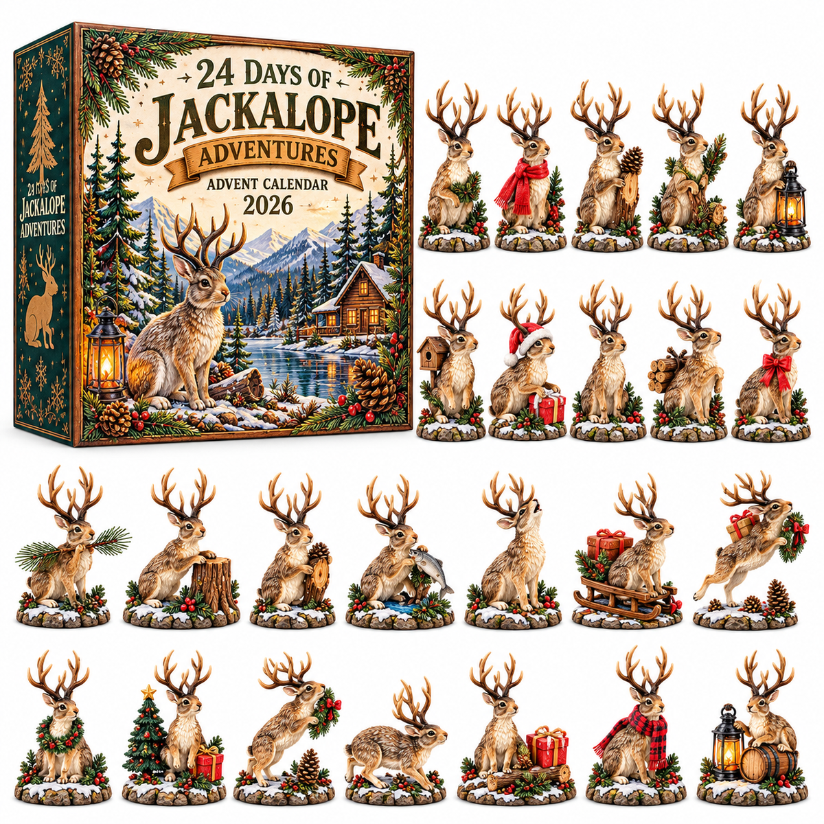 🐇🌲 24 Days of Jackalope Magic – Christmas Advent Calendar 2026