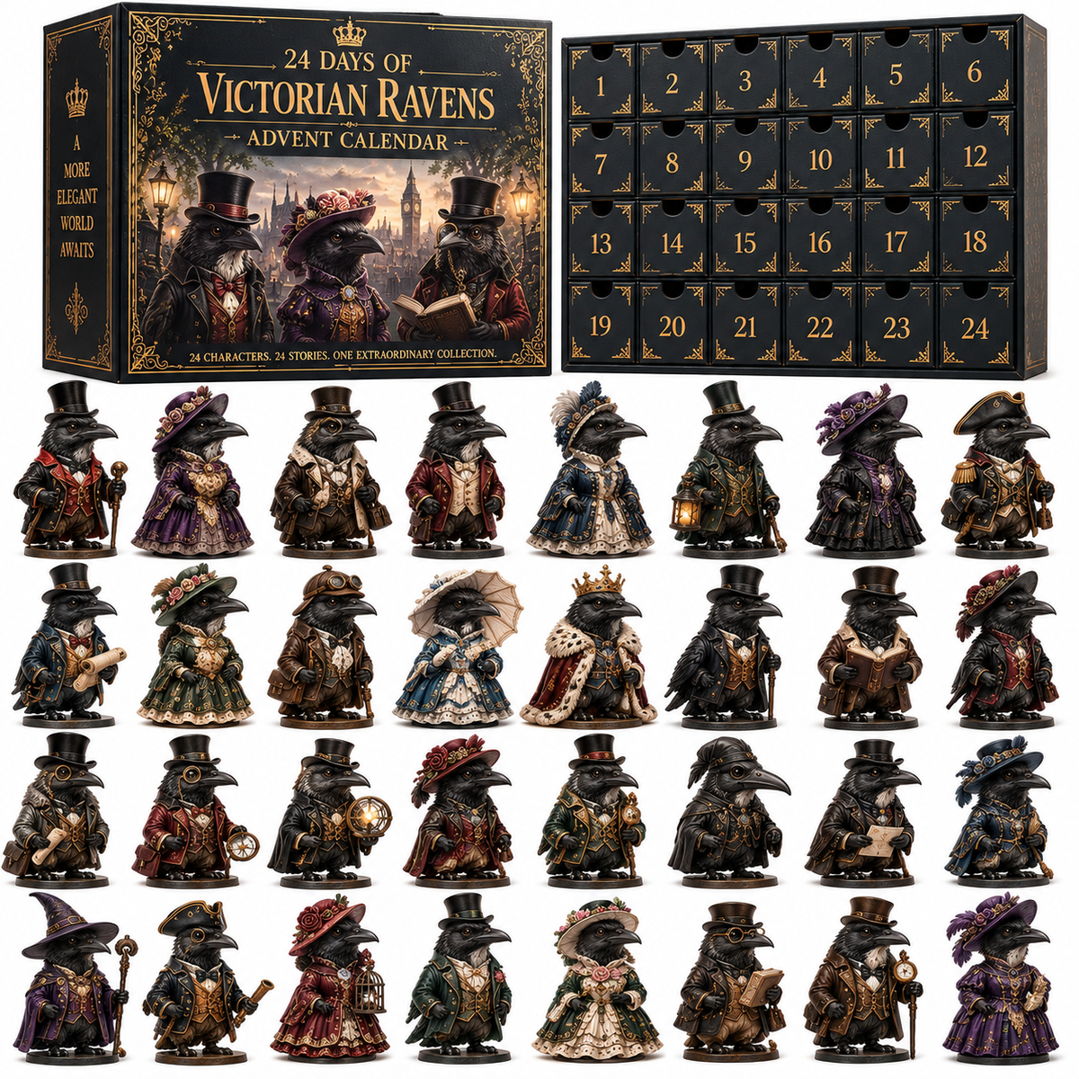🖤 24 Days of Victorian Ravens – 24 Noble Characters, One Extraordinary Gothic Collection