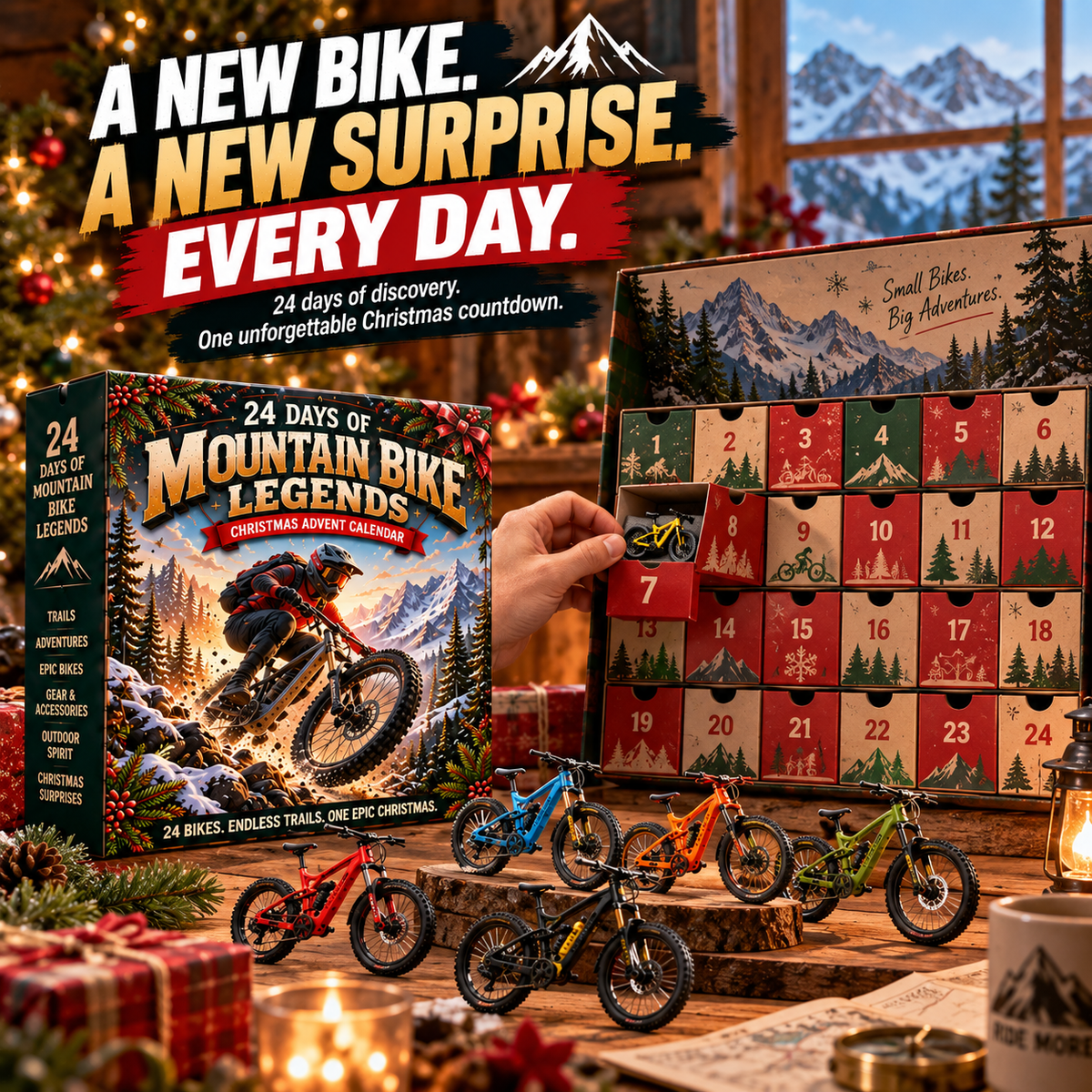 🎄🚲 24 Days of MTB Magic – Miniature Mountain Bike Advent Calendar 2026