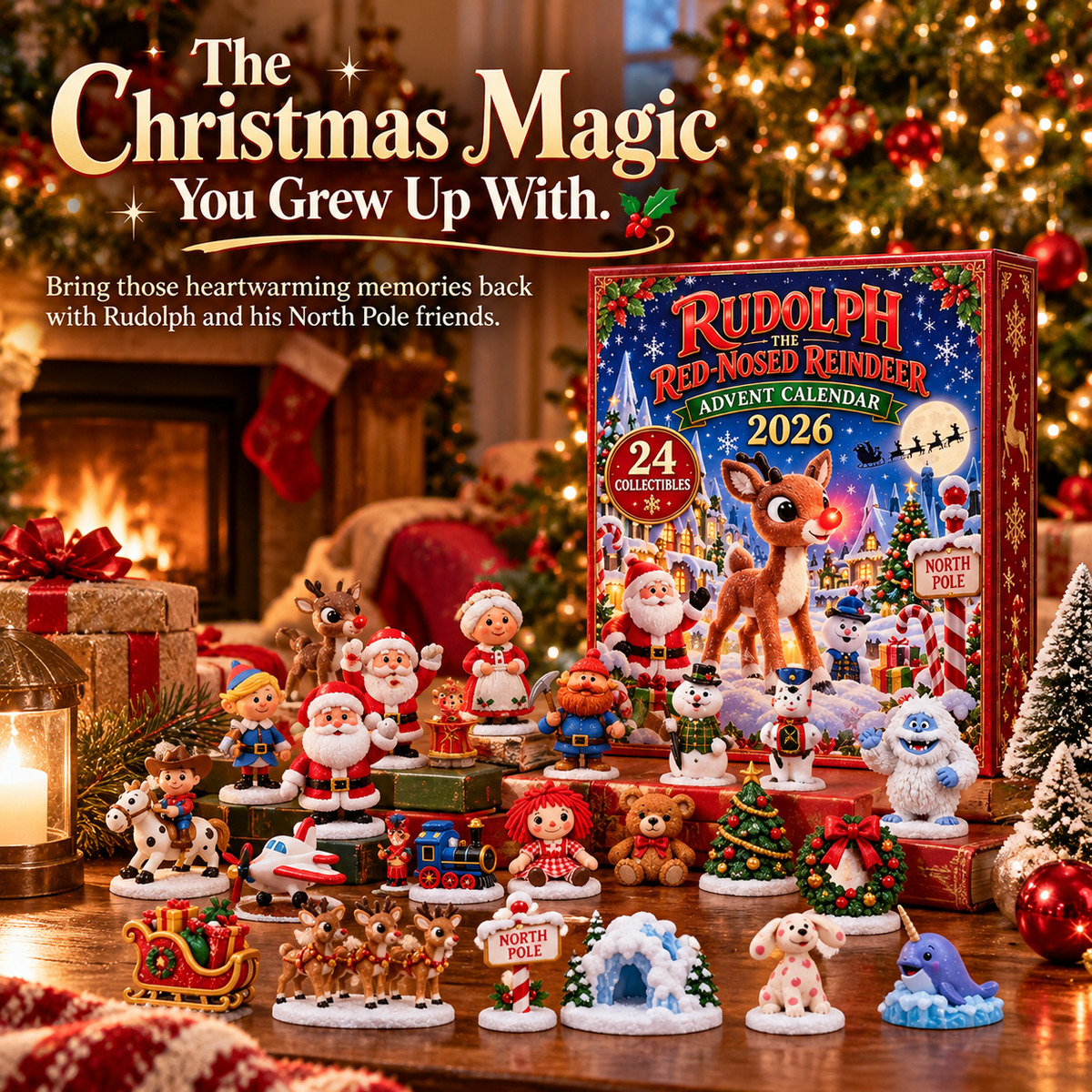 🦌🔴 24 Days of Rudolph Christmas Magic 🎄 – 2026 Advent Calendar 🎁