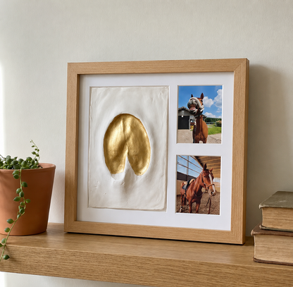 🐴Horse Hoofprint Keepsake Clay Kit💛Suitable for dogs, cats, babies, and couples.🖼️