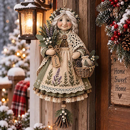 Cozy Forest Grandma Hanging Decor - 4 Rustic Christmas Designs