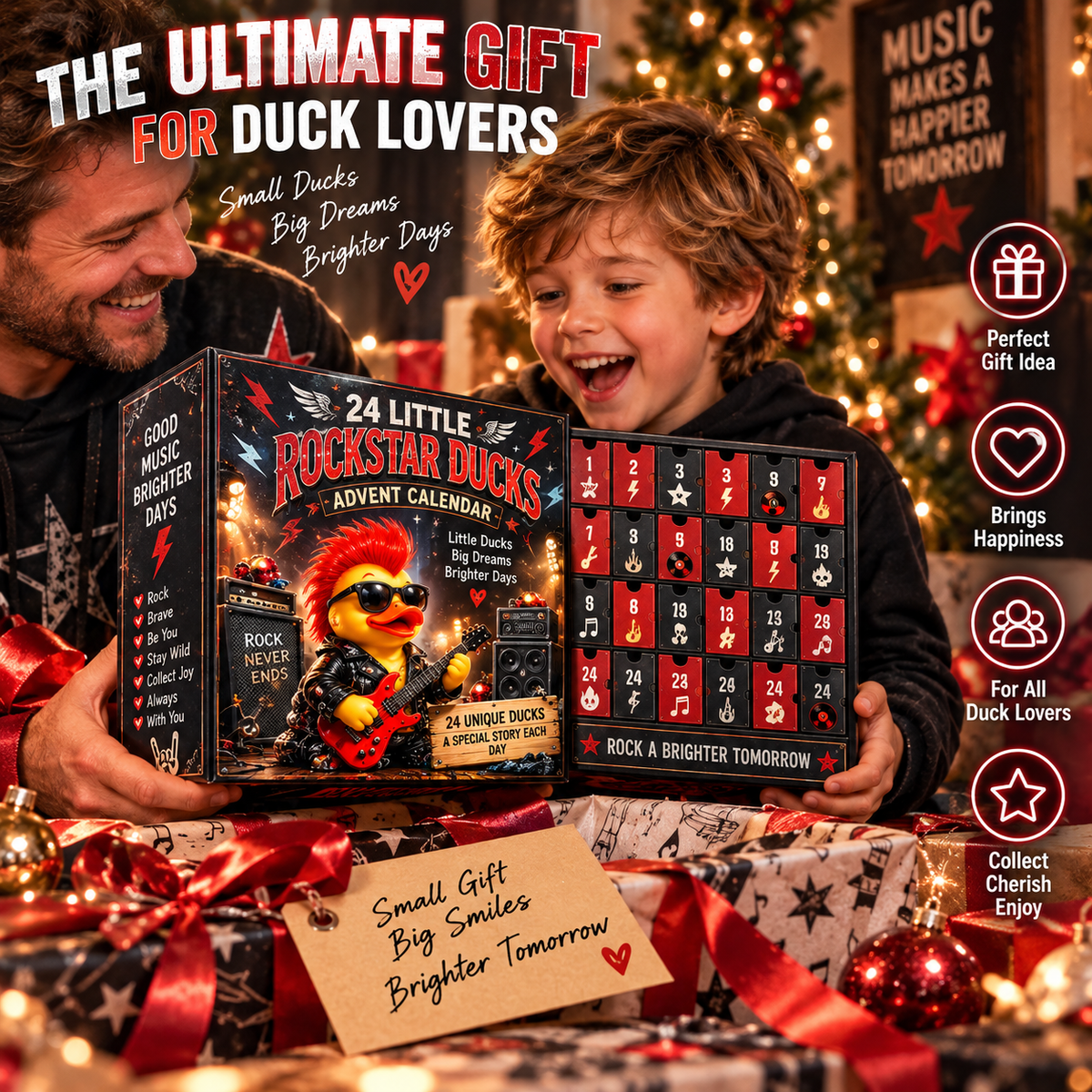 🎸 Ready to Rock & Groove?! 🪩 2026 Music Star Ducks Advent Calendar – 24 Days of Musical Surprises!