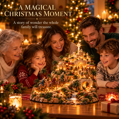 ✨ Follow the Star to Bethlehem! 🌟 2026 Three Wise Men’s Journey – Light-Up Christmas Village of Faith & Hope