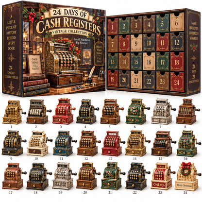 🔥 Ready to Step Back in Time?! 🏪 2026 Vintage Cash Registers – 24 Days of Nostalgia!