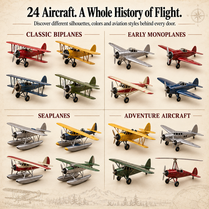 ✈️ Legends of the Sky – 24-Day Vintage Aircraft Advent Calendar