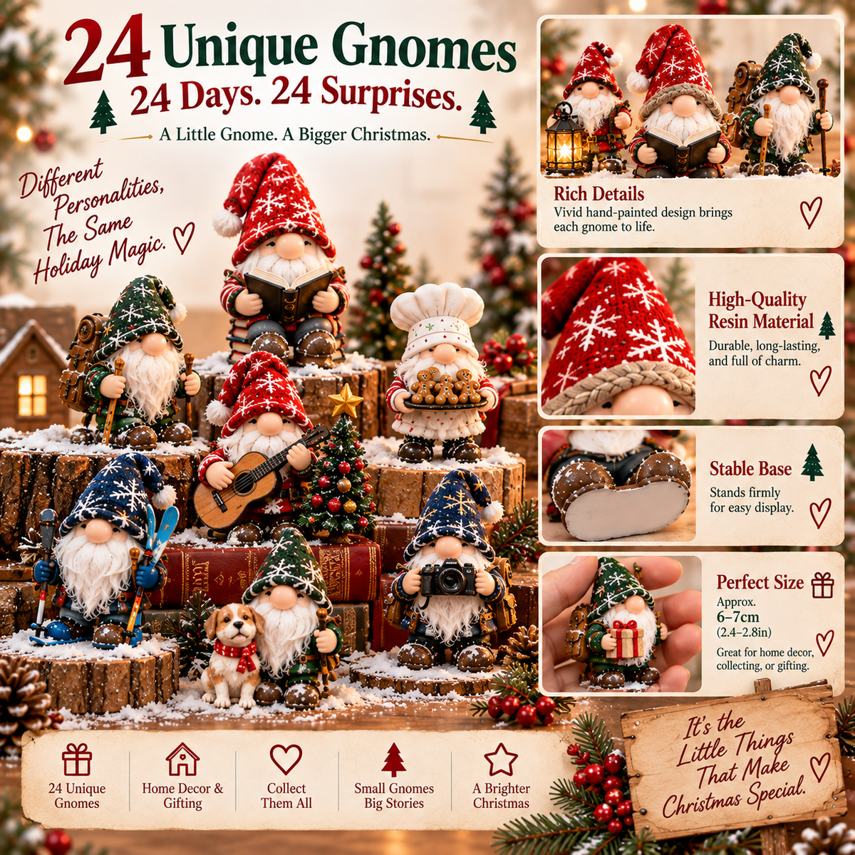 HOT!!!🎄 24 Days. 24 Gnomes. You Never Know Who’s Coming Next!