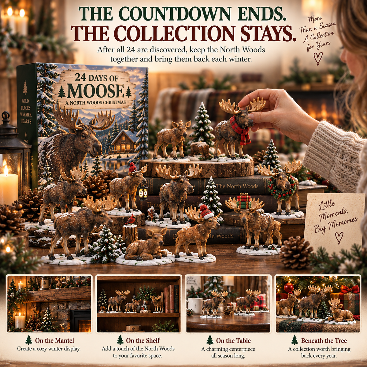 🔥LAST DAY 50% OFF🫎🎄24 Days of Moose – Christmas Advent Calendar 2026