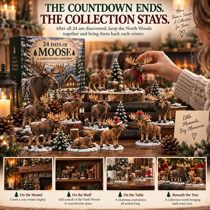 🔥LAST DAY 50% OFF🫎🎄24 Days of Moose – Christmas Advent Calendar 2026