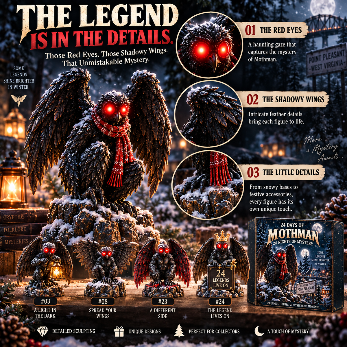 🦋 24 Days of Mothman – 24 Nights of Mystery