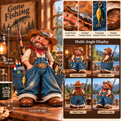 😂 Who Knew Getting Organized Could Be This Fun?! 🎣 – Fisherman Storage & Collectible Decor