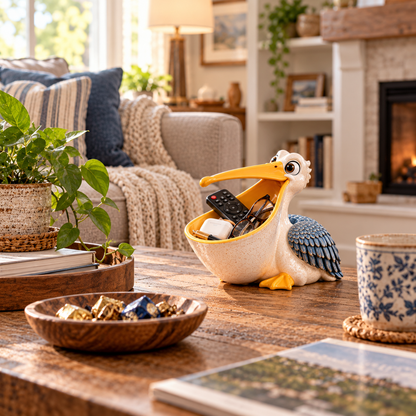 🐦 Big Mouth Pelican Catchall – Funny Multi-Purpose Organizer & Home Décor