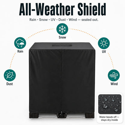 💧 Waterproof IBC Tote Cover – Heavy-Duty, UV-Blocking, Secure Fit