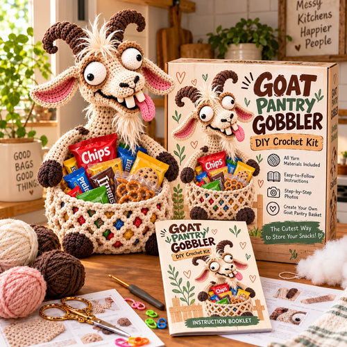 😂🍿 Hungry Little Critters – DIY Crochet Snack Baskets 🧶