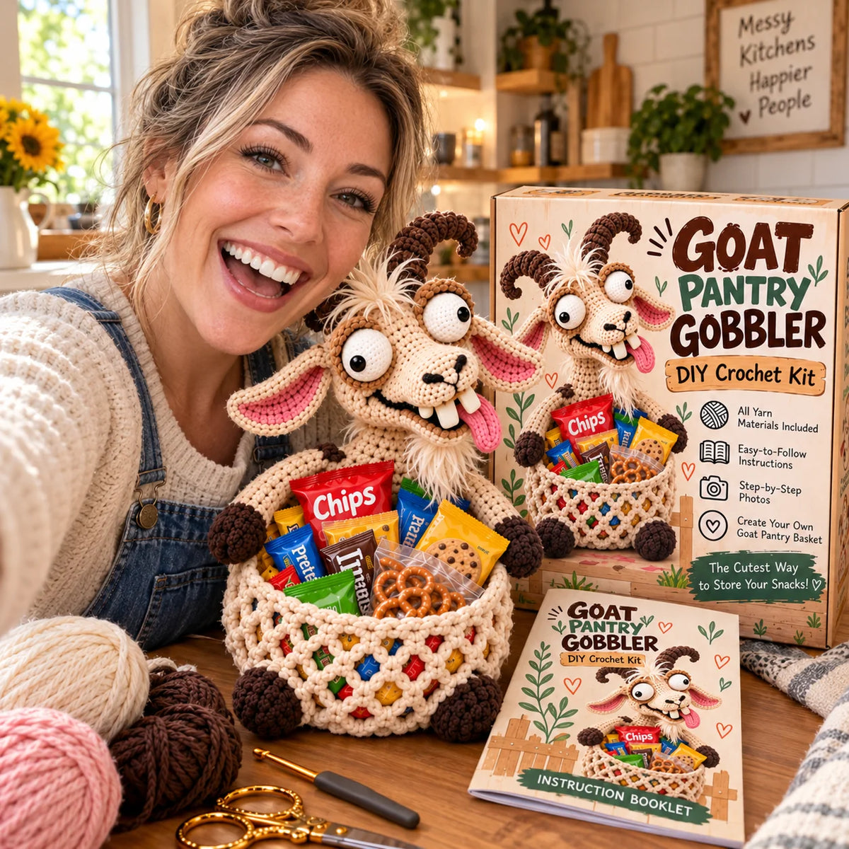 😂🍿 Hungry Little Critters – DIY Crochet Snack Baskets 🧶