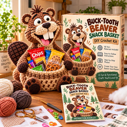 😂🍿 Hungry Little Critters – DIY Crochet Snack Baskets 🧶