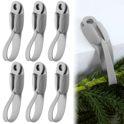 🎄✨ No Drills, No Damage! – Easy Christmas Garland Mantel Hanger