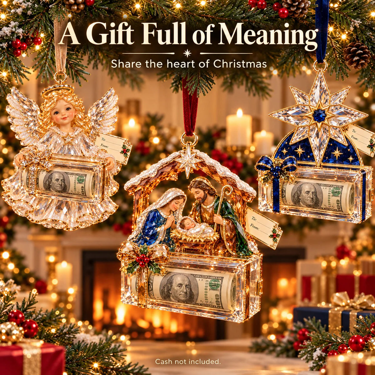 🎄 Make Cash Gifts Magical – Christmas Money Holder Ornaments | 20 Festive Designs 🎁