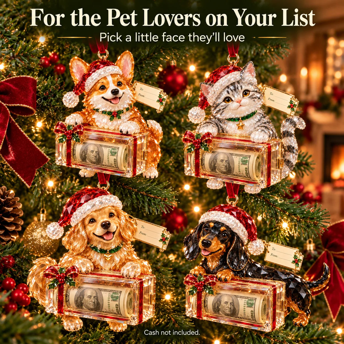 🎄 Make Cash Gifts Magical – Christmas Money Holder Ornaments | 20 Festive Designs 🎁