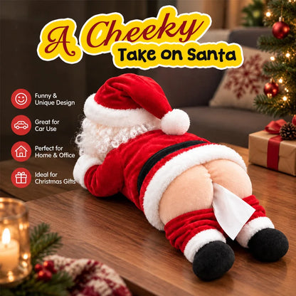 🎄 Santa Got Stuck! 🍑 Funny Christmas Tissue Box Holder