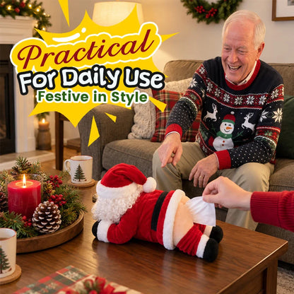 🎄 Santa Got Stuck! 🍑 Funny Christmas Tissue Box Holder