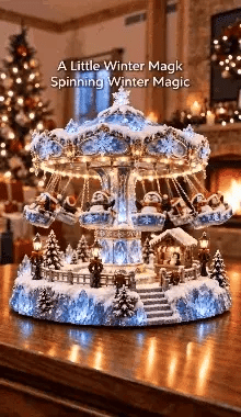 🎄 Christmas Sale 49% OFF! 🐧 Penguin Winter Swing Carnival – Light-Up Rotating Christmas Decoration ❄️✨